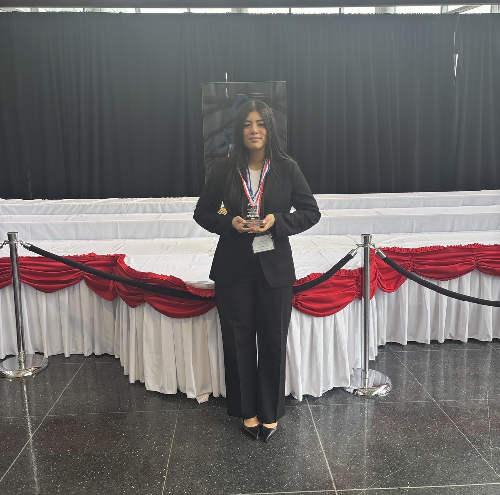 Chelsy Arrata became the first ever Locust Valley student to be chosen to attend the DECA International Career Development Conference in April.