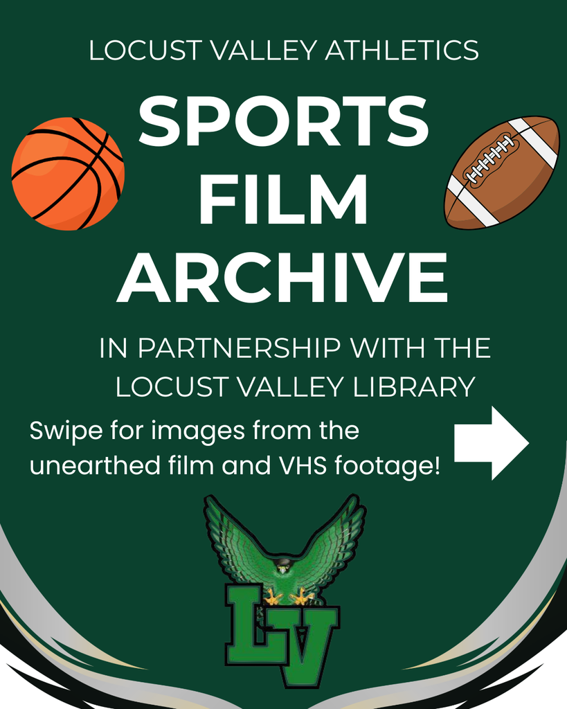 Locust Valley Athletics Sports Film Archive in Partnership with the Locust Valley Library. Swipe for images from the unearthed film and VHS footage!