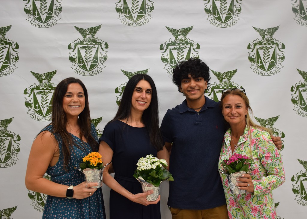 Senior Adhvaith Sreenivas thanks faculty members at the Top 15 ceremony in 2026.