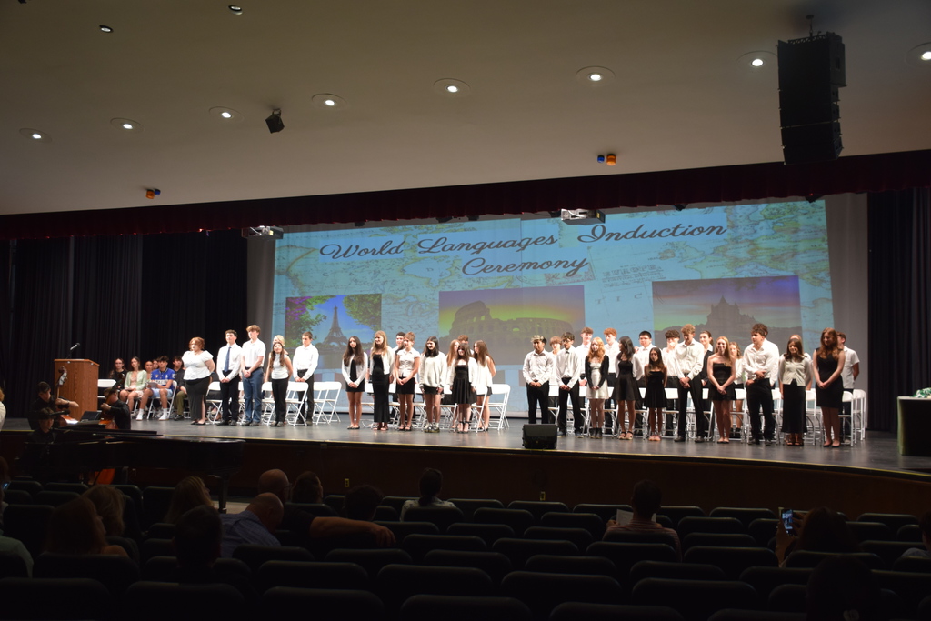 66 new members of the LVHS World Language Honor Society were inducted in 2026.