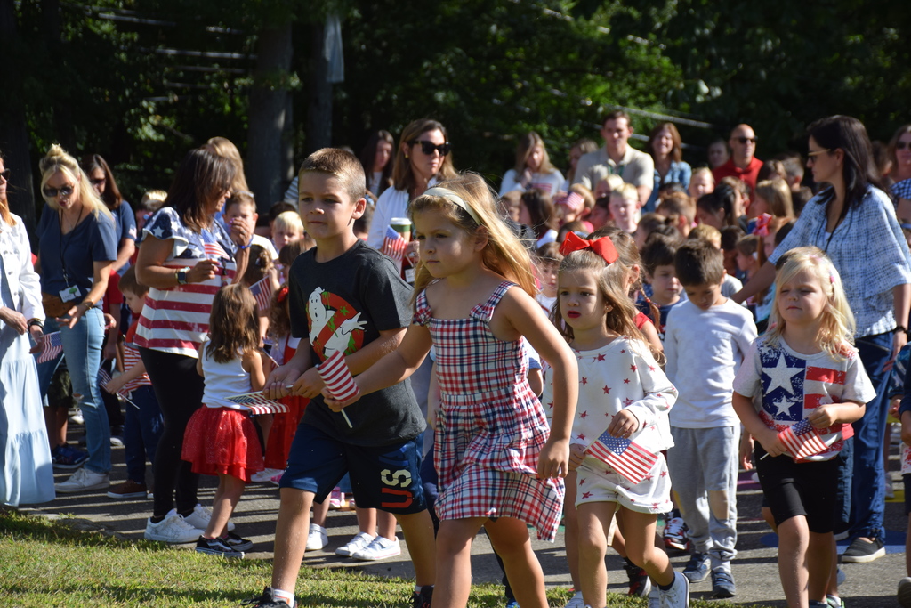 Bayville Primary School students celebrate Veterans Day 2025.