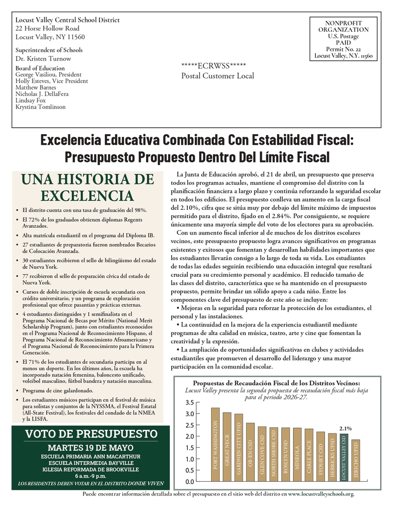 LV Budget Newsletter 2026 Page 2