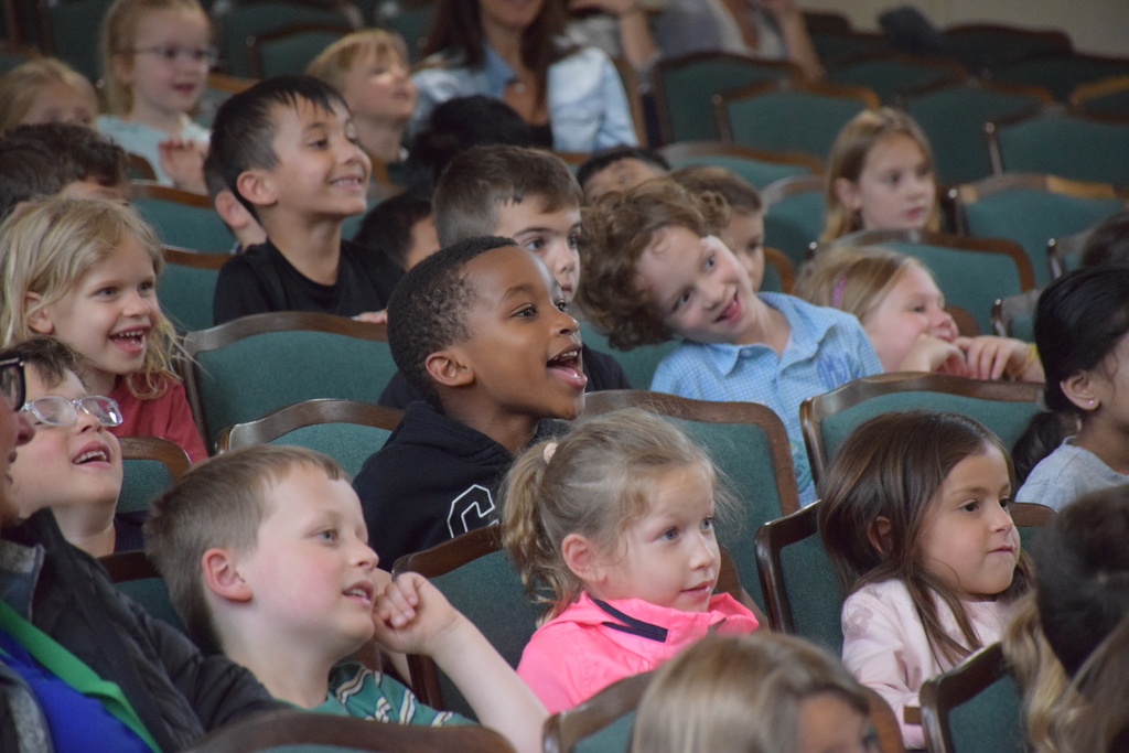 AMP students enjoy the presentation from Jarrett Lerner.