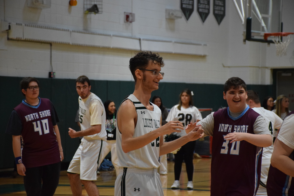 Joseph DiMaggio and his North Shore peers took in the varsity-like atmosphere at the scrimmage.