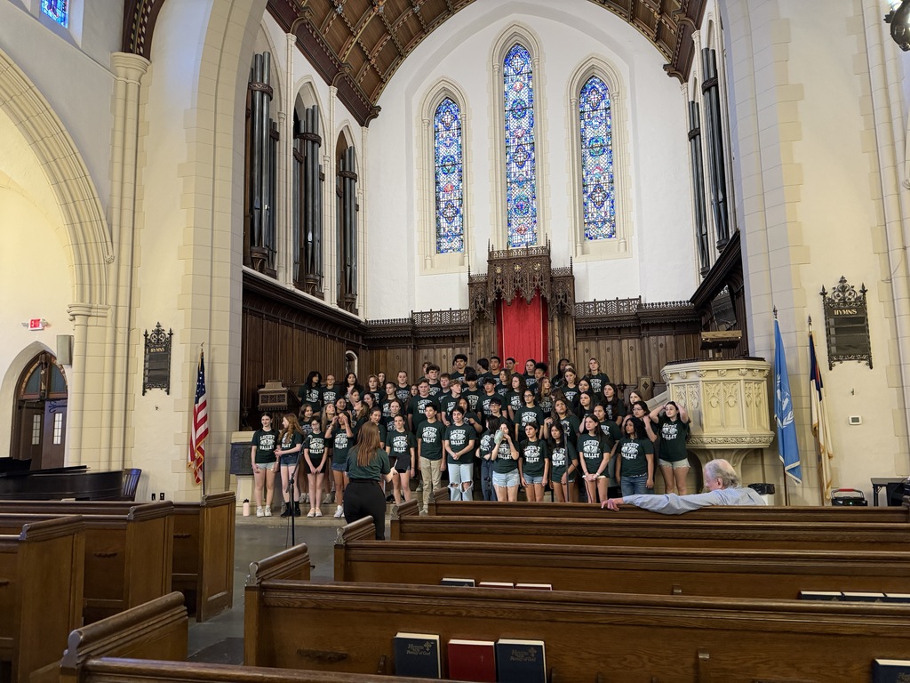 The Locust Valley High School concert chorale earned second place in their division at Music in the Parks.