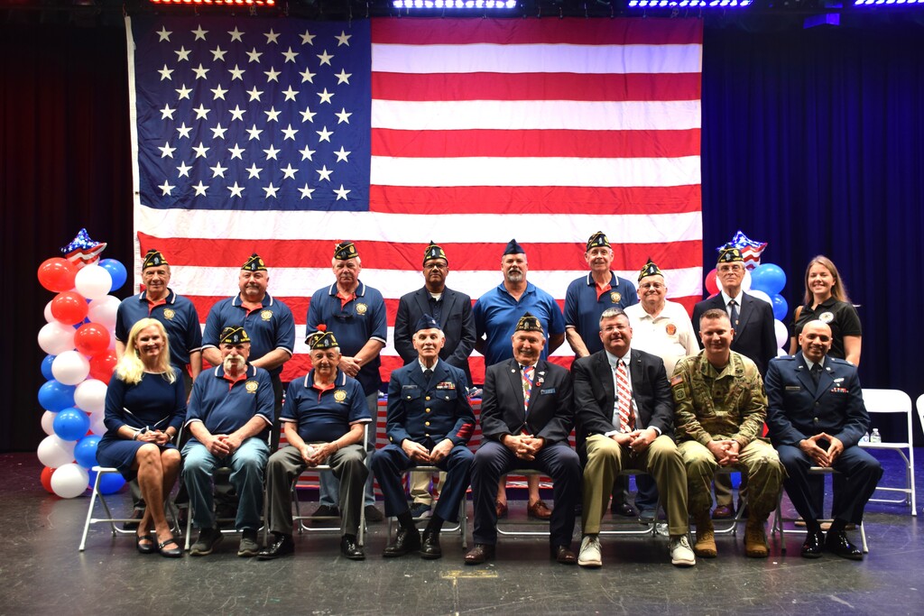 Veterans from American Legion Robert H. Spittel Post 1285 in Bayville and Locust Valley’s American Legion Post 962 visited Locust Valley High School to encourage the Class of 2026 to use their talents to become the next great American generation.