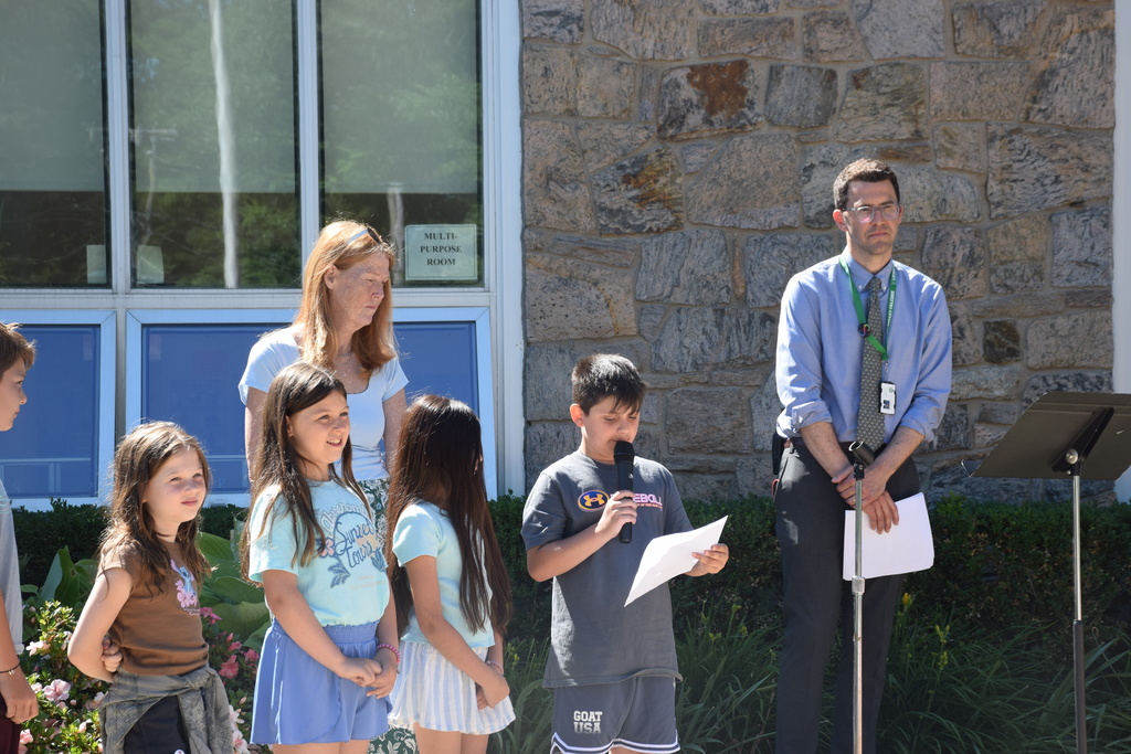 Bayville Primary School students wrote a poem called “Bayville,” which spoke to the beauty of the area and its tight-knit community.