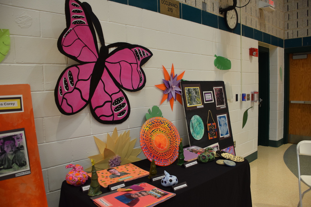 Life skills students showed their guests the projects they spent the school year working on.