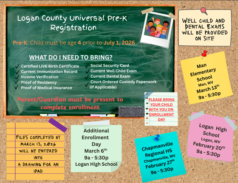 Pre-K & Kindergarten Registration 