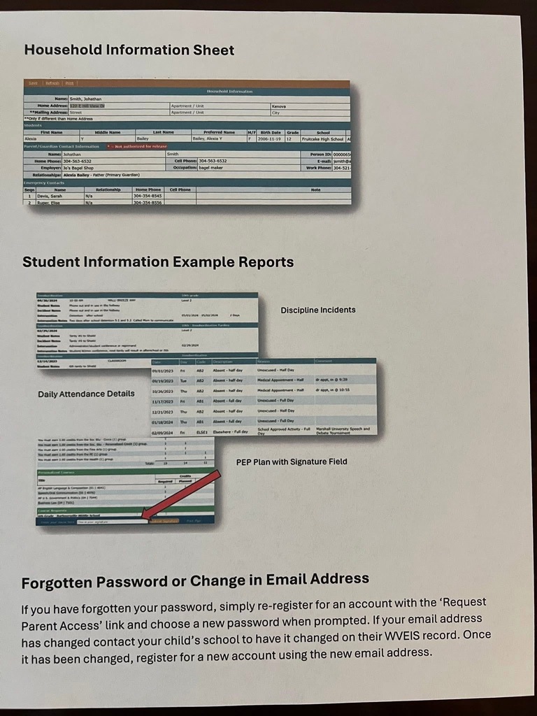Household Information Sheet