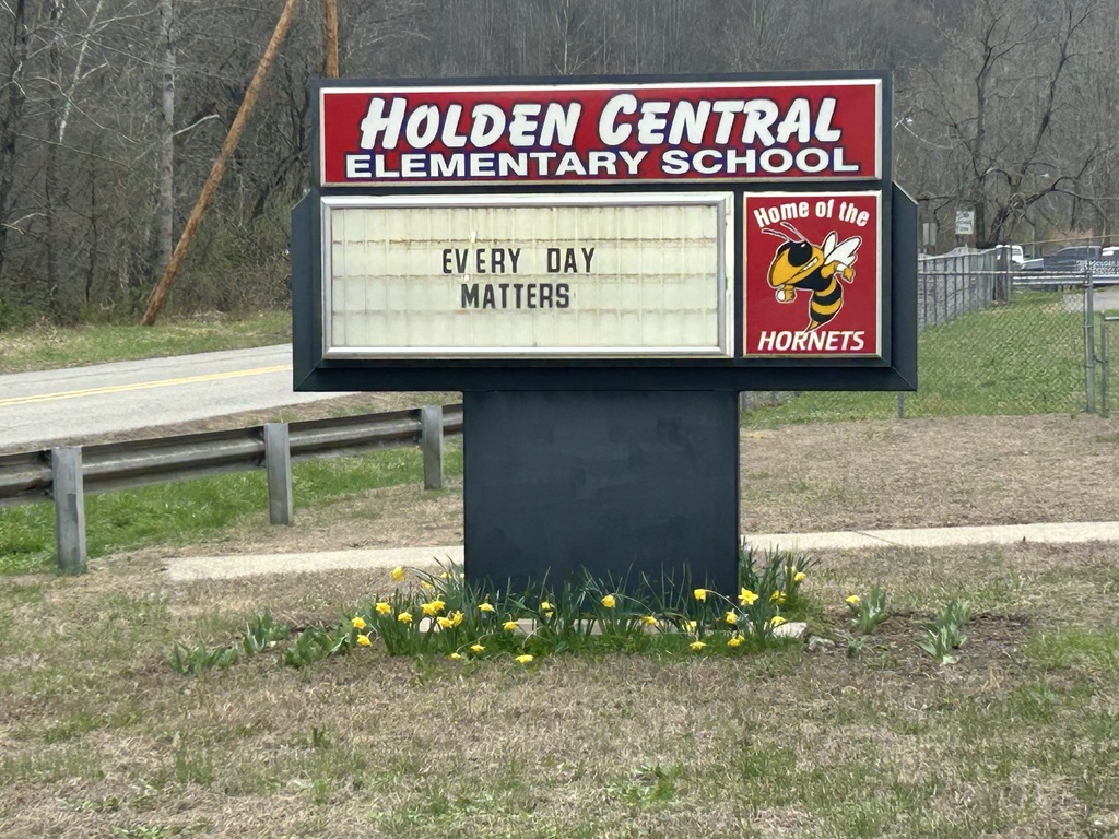Every Day Matters on Holden Central Elementary School Sign