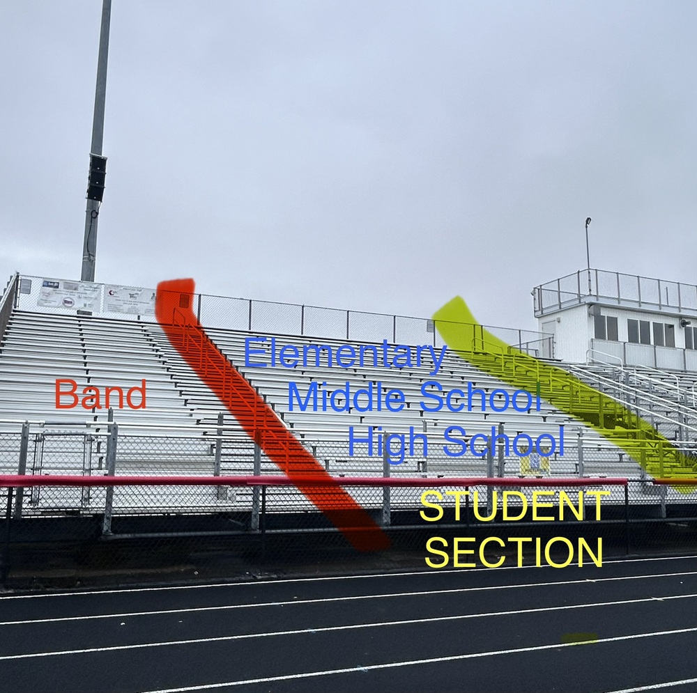 Student Section for Football Games