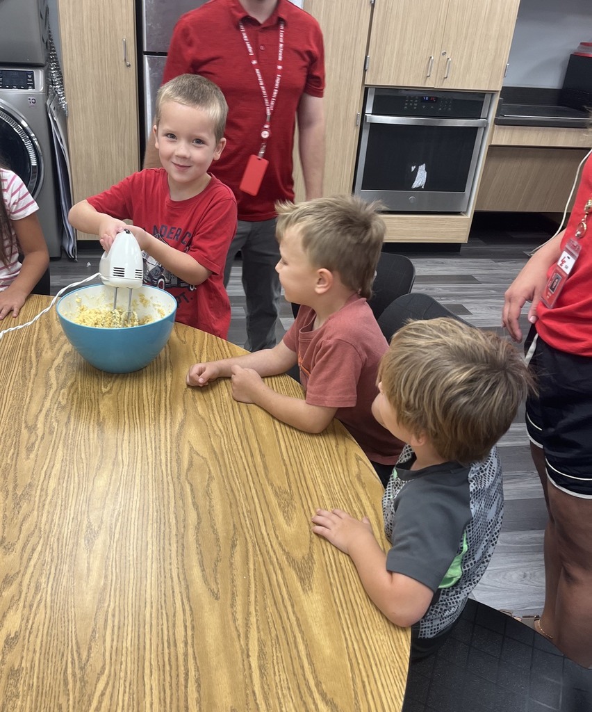 Students making Cookies