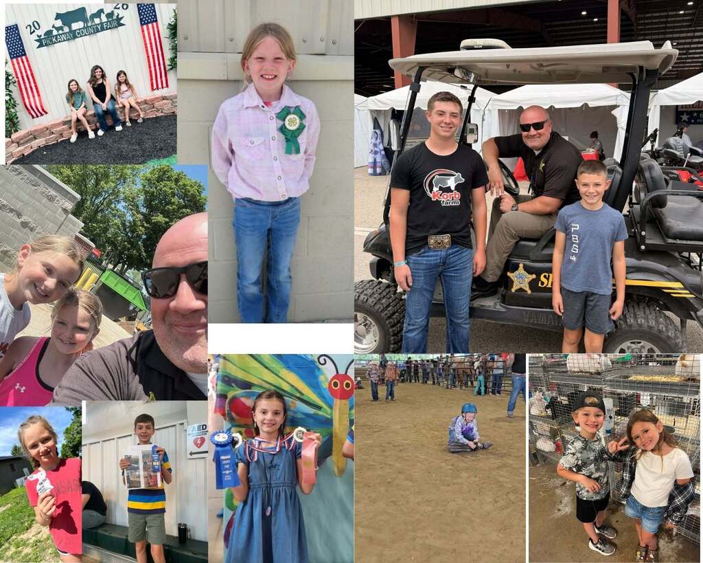 Photos of LE students at fair