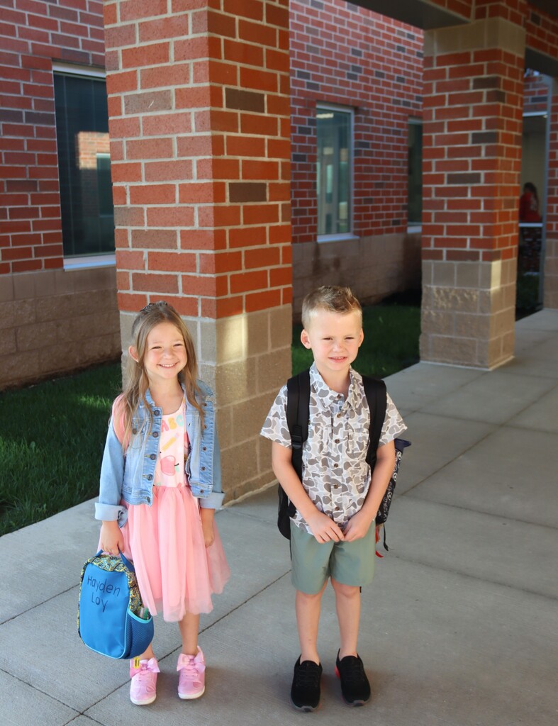 First Day of School Students