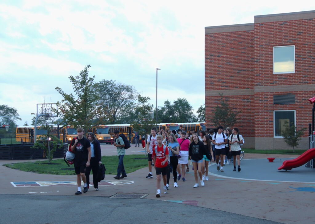 First Day of School Students