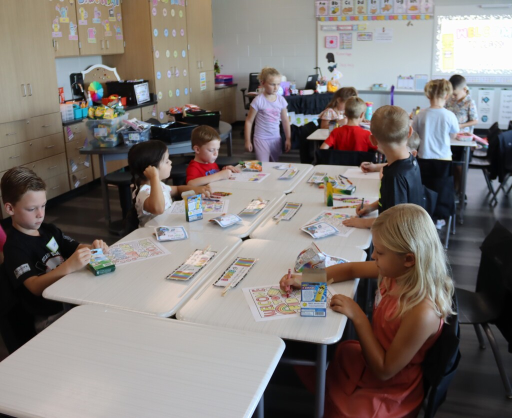 First Day of School Students
