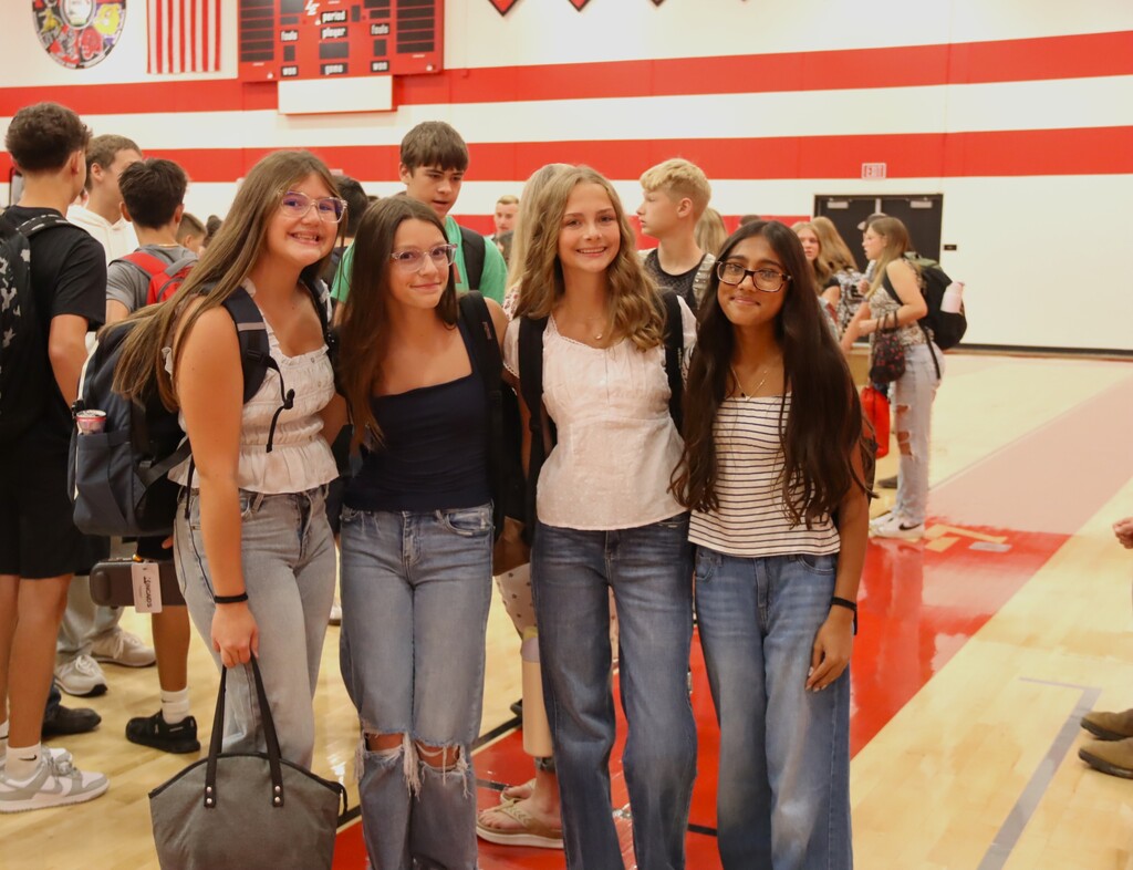 First Day of School Students