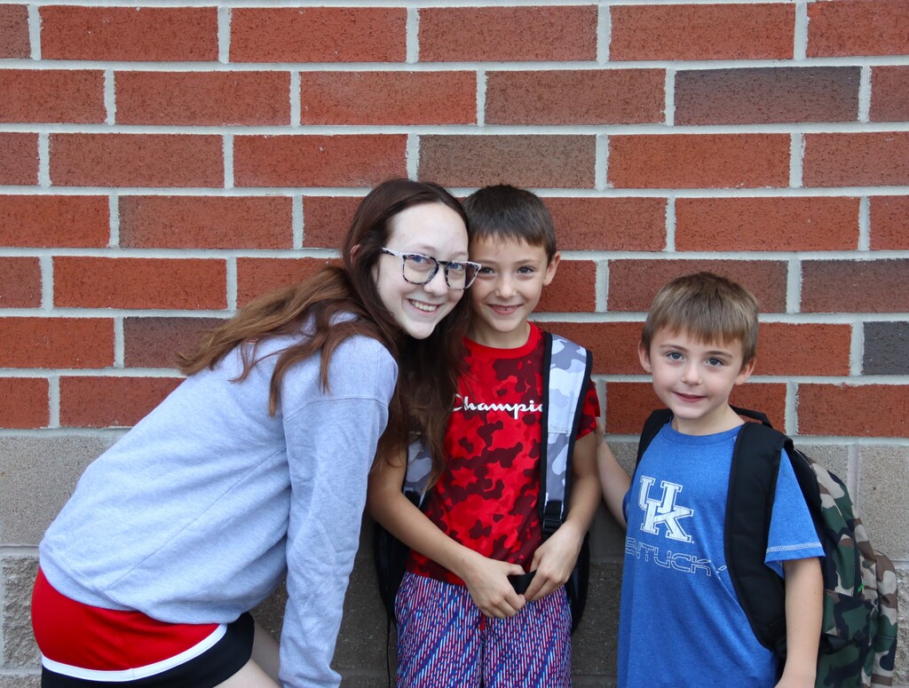 Welcoming Students in to school! 