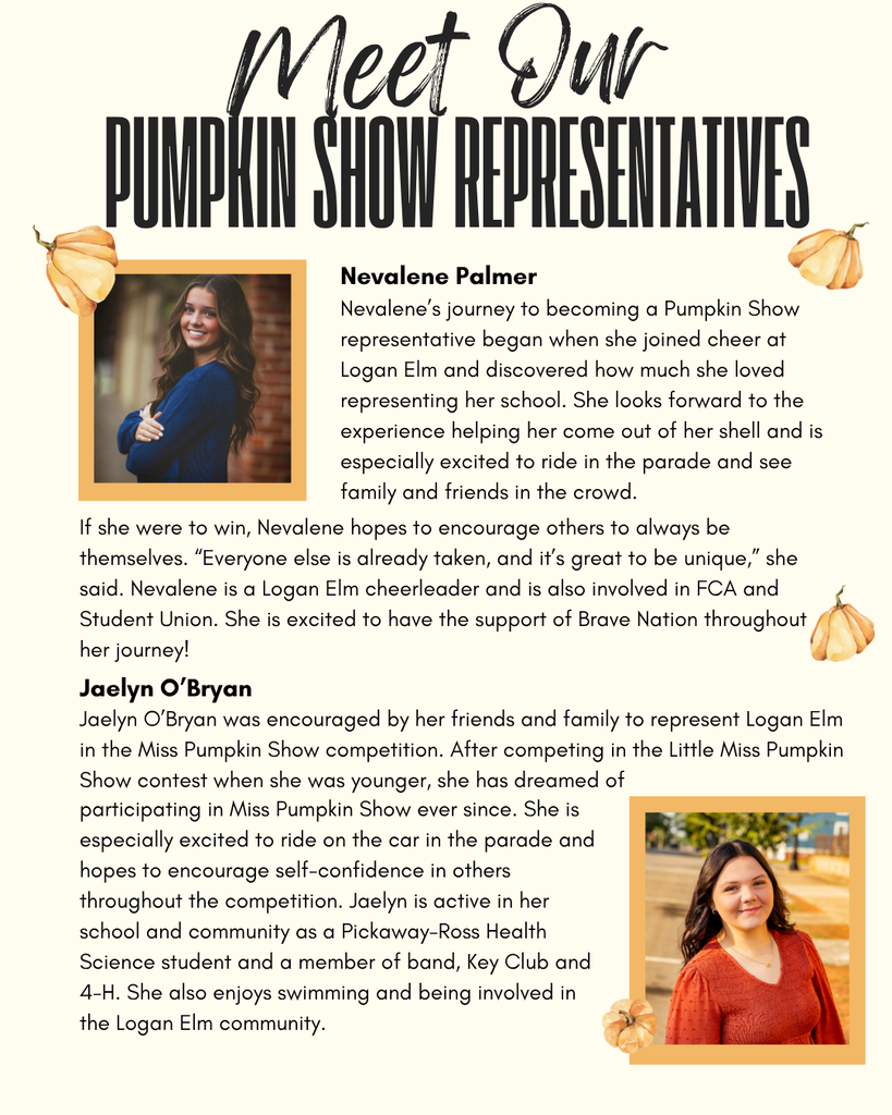 Pumpkin show reps LE