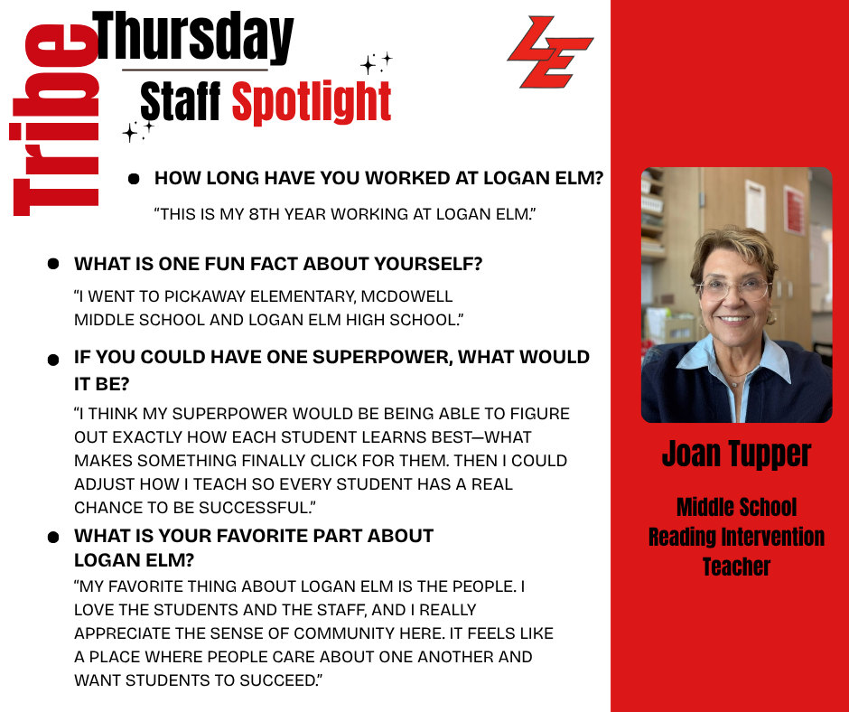 Joan Tupper Staff Spotlight