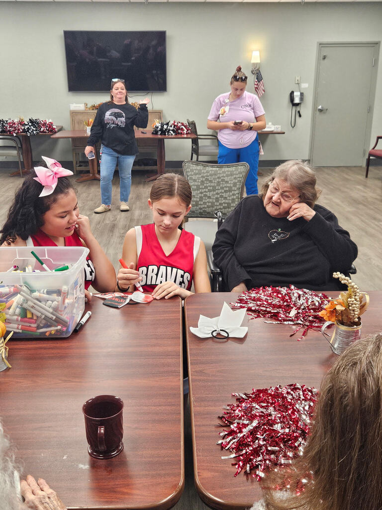 Logan Elm Cheer at LE Healthcare