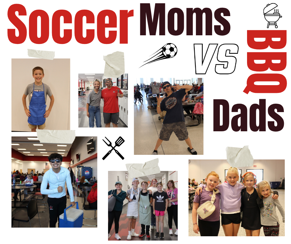 Spirit Week- Soccer moms vs bbq dads
