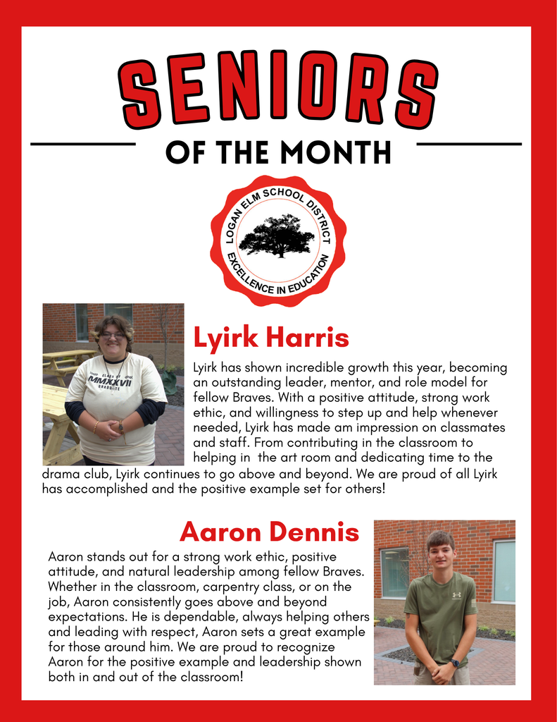 Seniors of the month