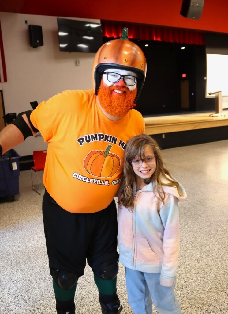 Pumpkin Man Visit