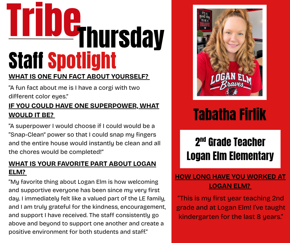 Tabatha Firlik- Staff Spotlight