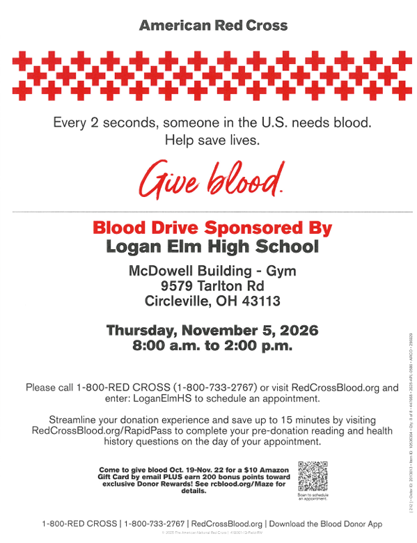 Blood Drive- LEHS- Nov 5