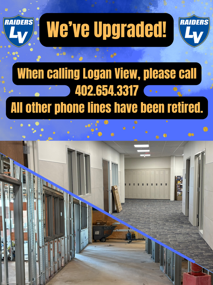 Logan View has retired it's old phone system. As such, call ONLY 402.654.3317 moving forward.