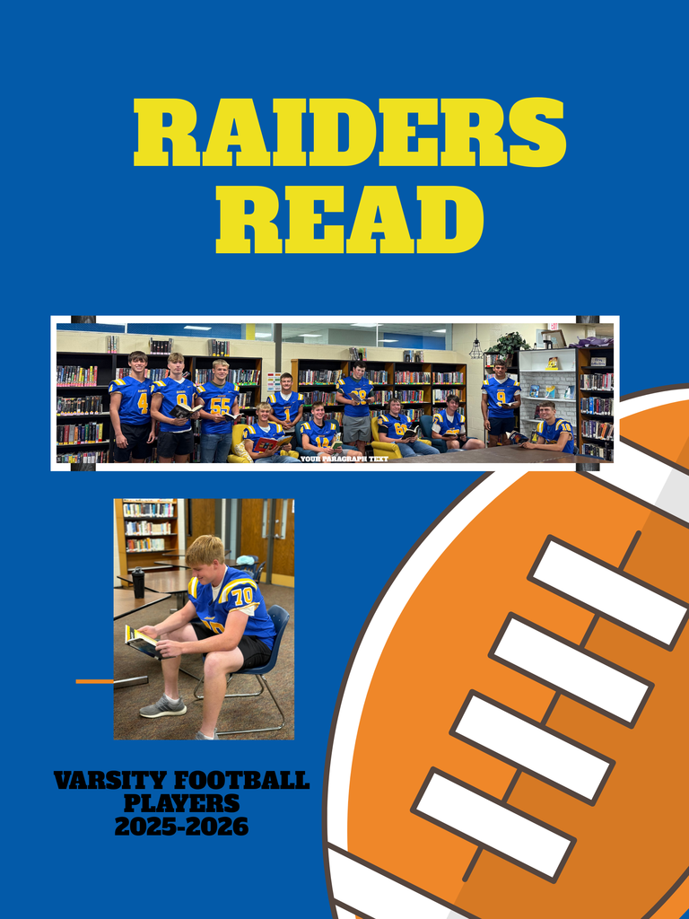 Football Players Reading