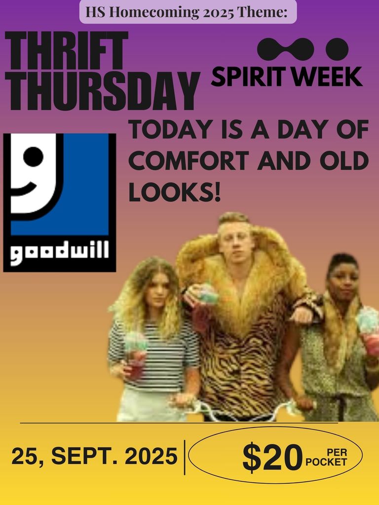 Homecoming Spirit Week Poster