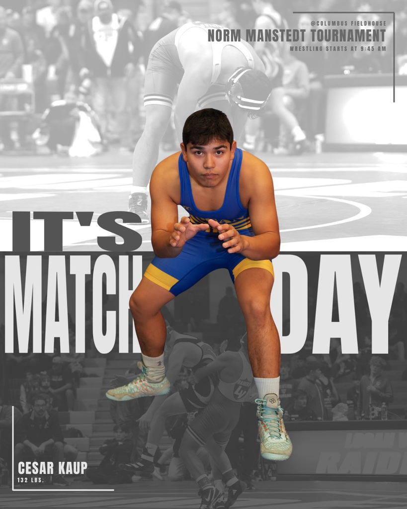 Boys Wrestling Match Norm Manstedt Tournament Columbus