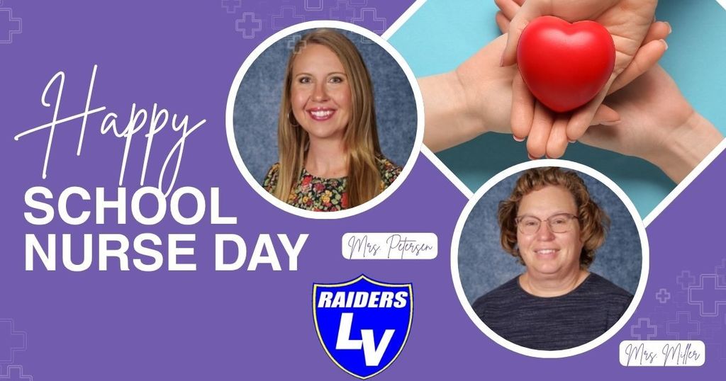 Happy School nurse day to Mrs. Petersen and Mrs. Miller, Logan View's school nurses
