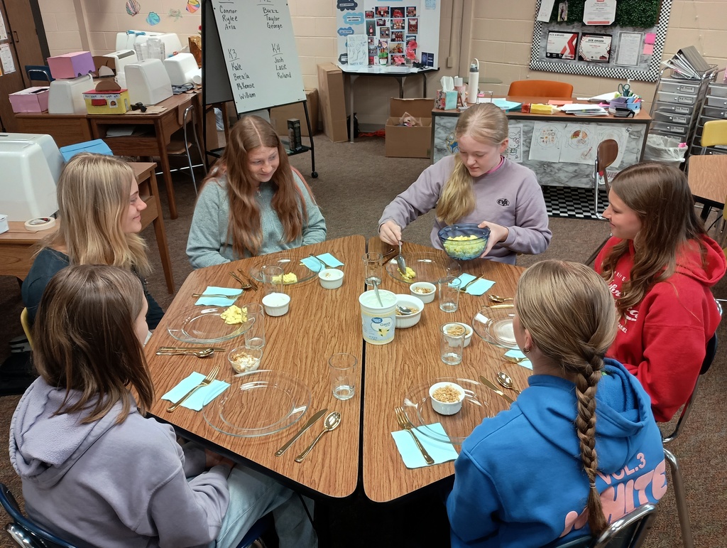 Jr high meal with the WBL luncheon