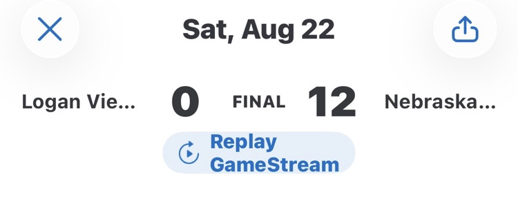 LVSS vs Nebraska City softball final score