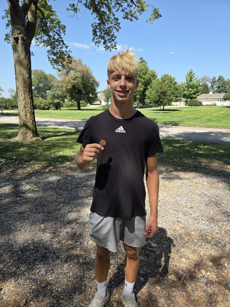 10th place medal and a PR in the HS race at Schuyler. Congrats, Will!