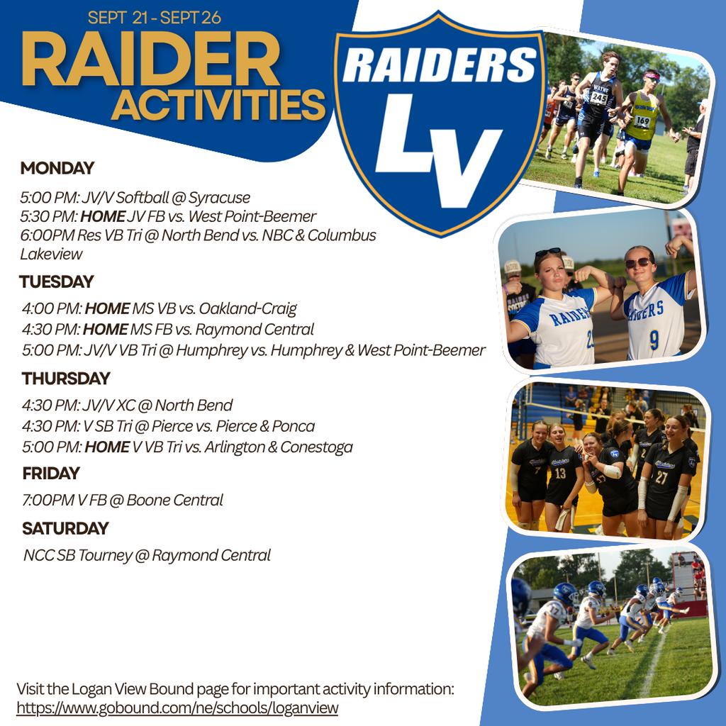 NSAA Week 12 Information