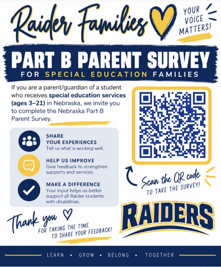 part B parent survey flyer