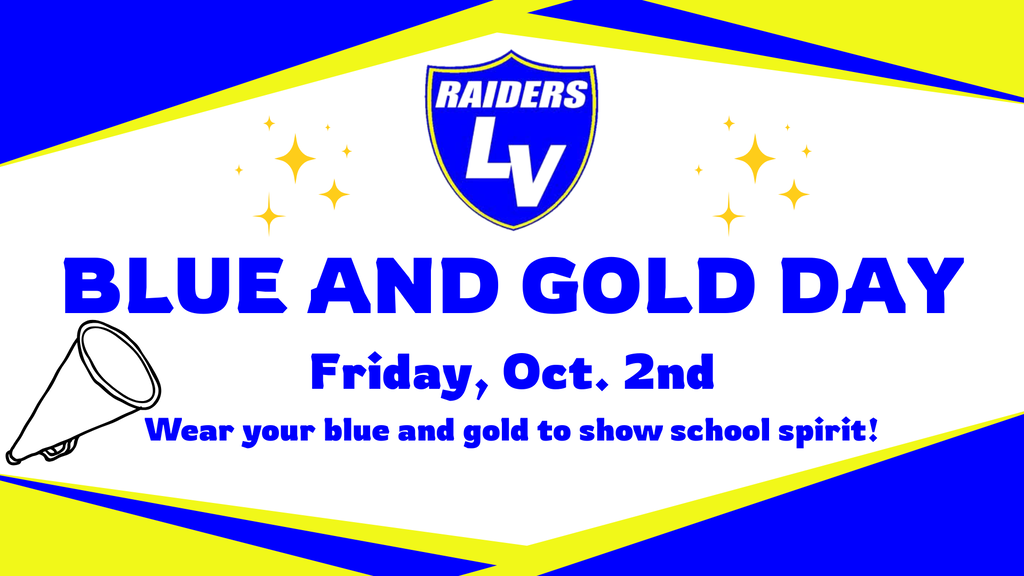 HoCo 2026 Spirit Day - Friday Blue & Gold Day