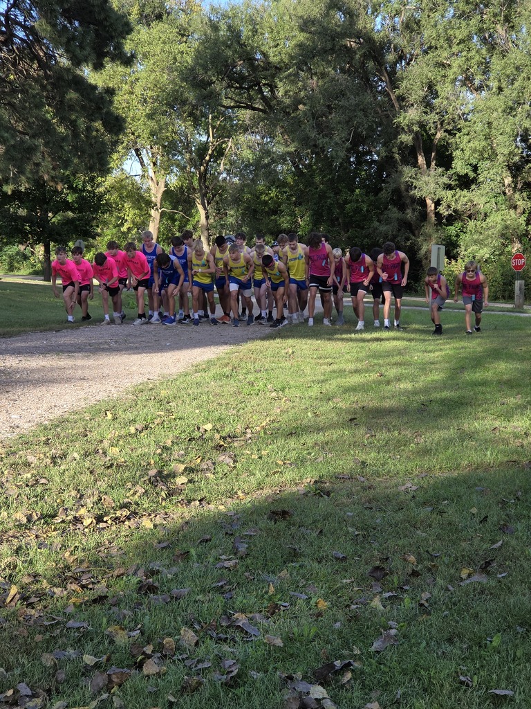 What do you do when your XC meet gets canceled? You call some friends, go to a new site, draw a line in the dirt, and you race!