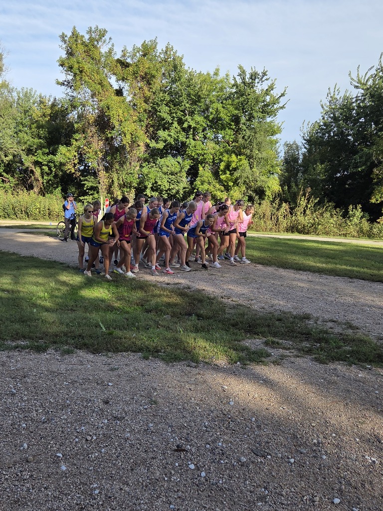 What do you do when your XC meet gets canceled? You call some friends, go to a new site, draw a line in the dirt, and you race!