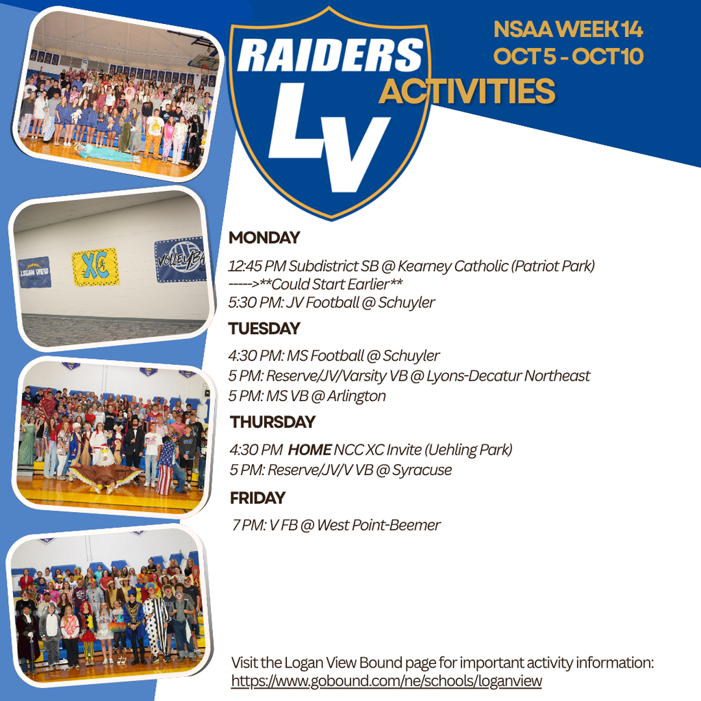 NSAA Week 14 Activities