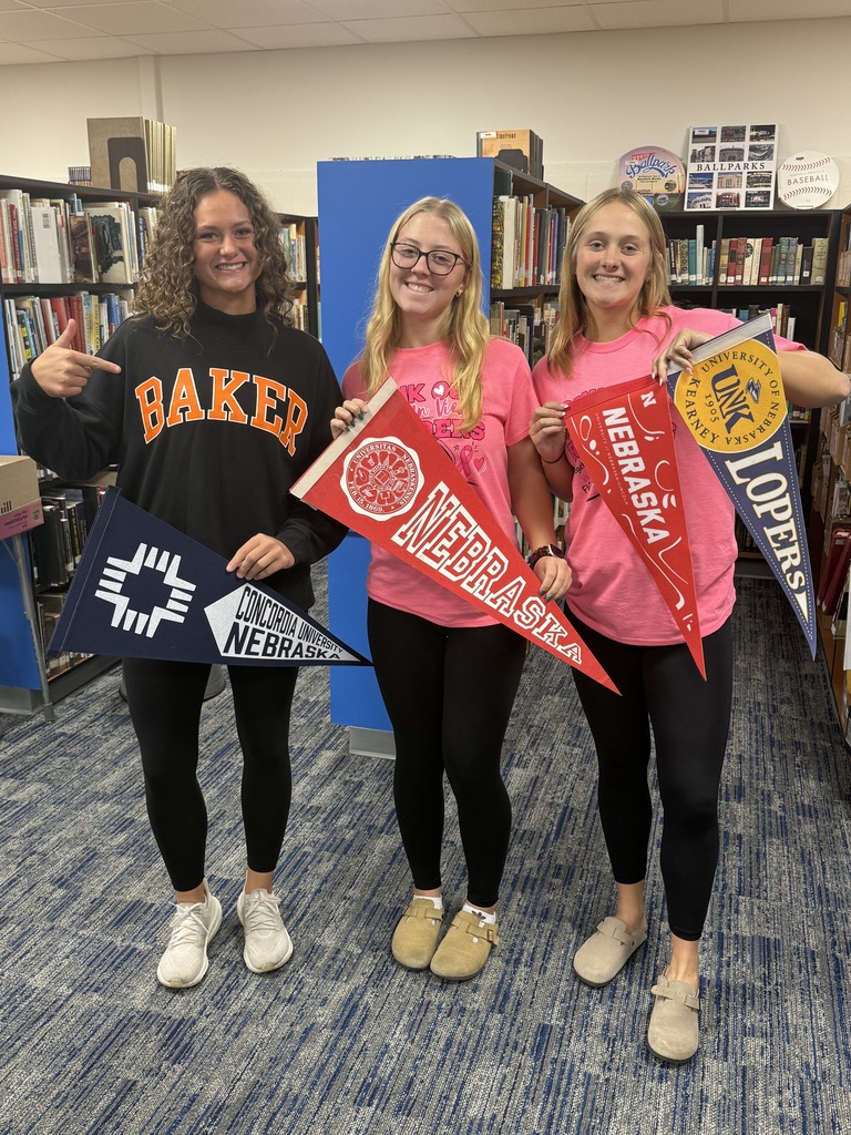 Students holding their apply2college banners!