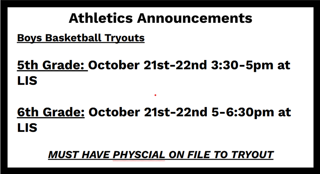 Basketball Tryouts