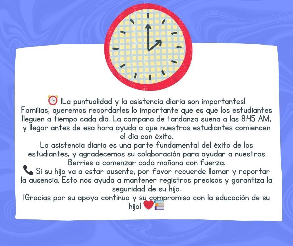 Attendance & On-Time Arrival Matter!