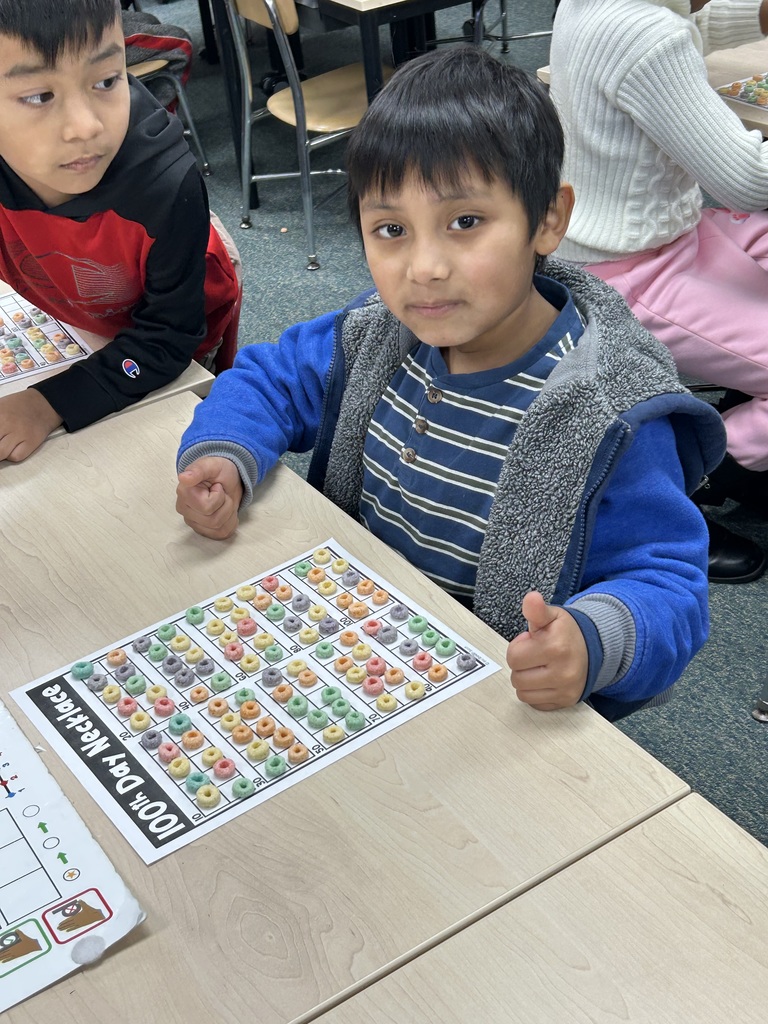100th Day fun in Ms. B’s room! 