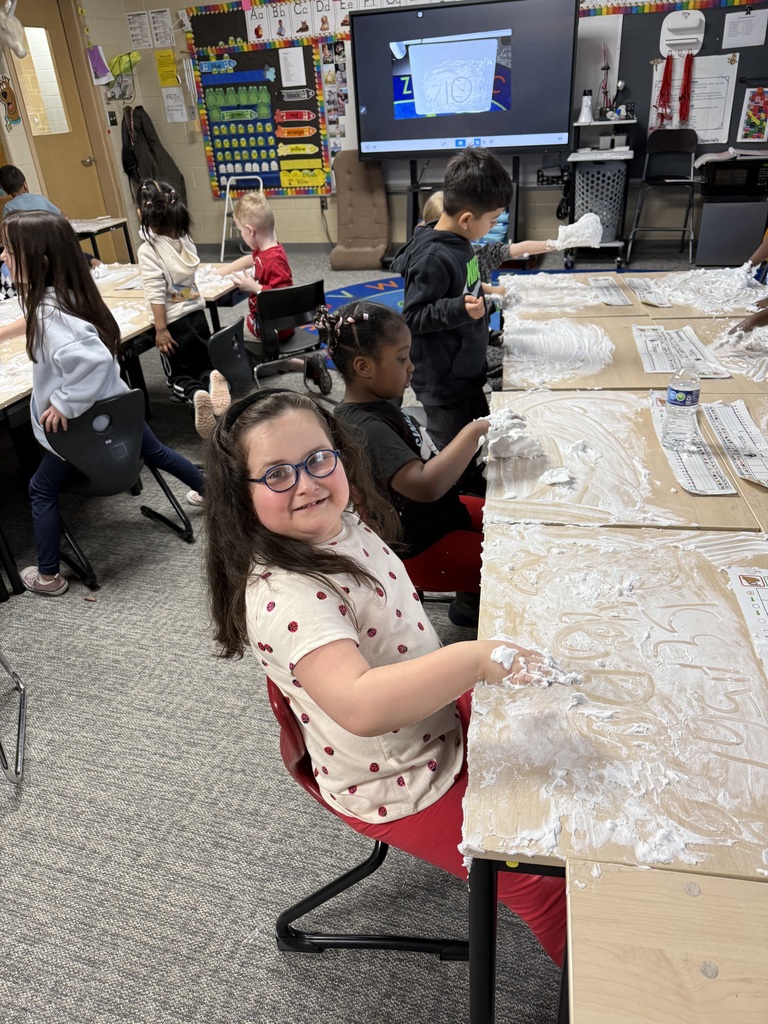 Shaving cream word work❤️